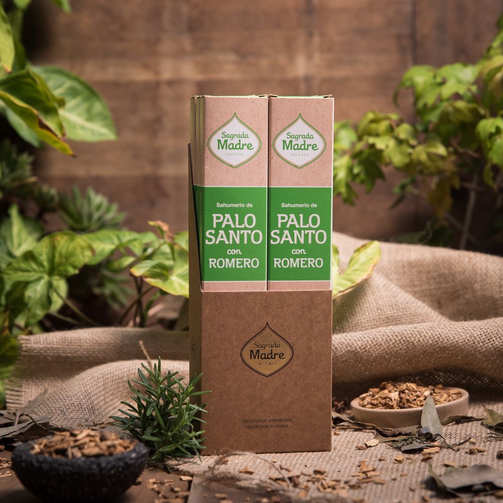 Palo Santo con Romero - Purificación & Raíces | Sagrada Madre