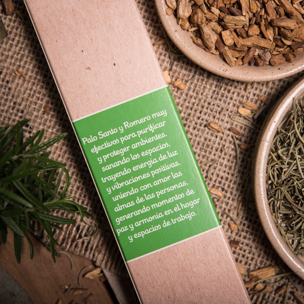 Palo Santo con Romero - Purificación & Raíces | Sagrada Madre