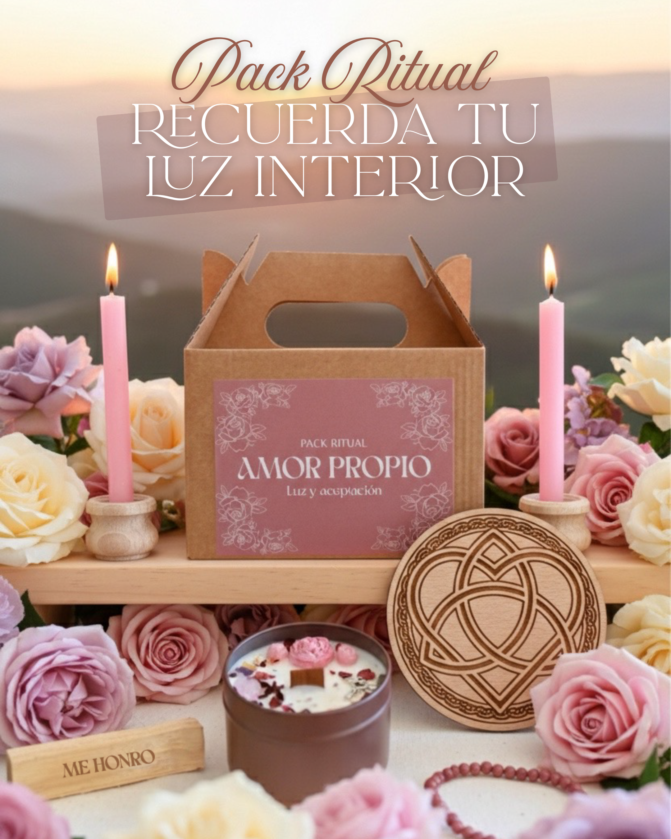 Pack ritual | Amor propio 🌹 Recuerda tu luz interior
