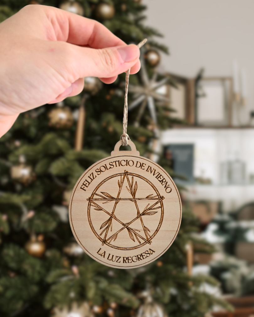 Bola con frase personalizable! 🌲✨