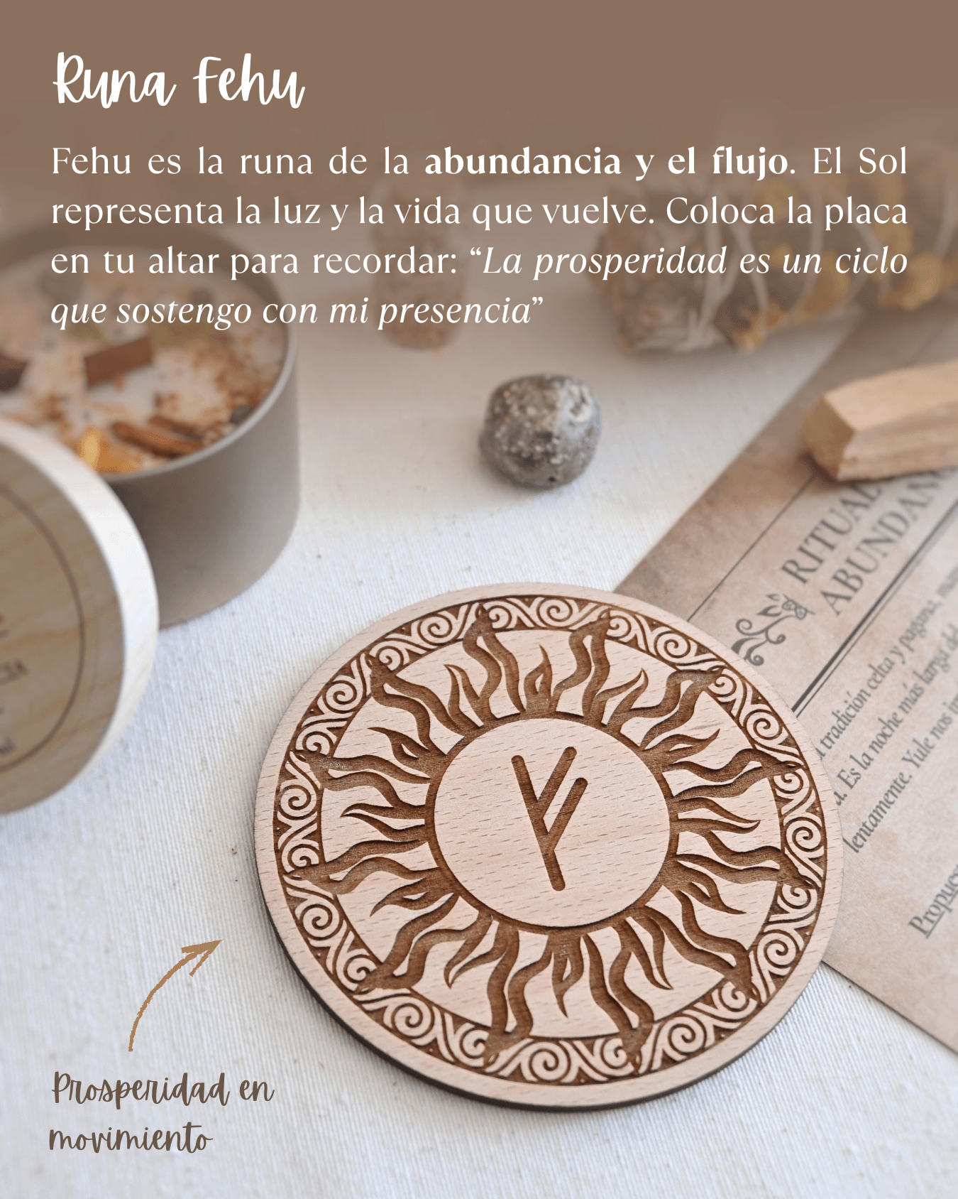 Placa solar Fehu - Abundancia & energía vital