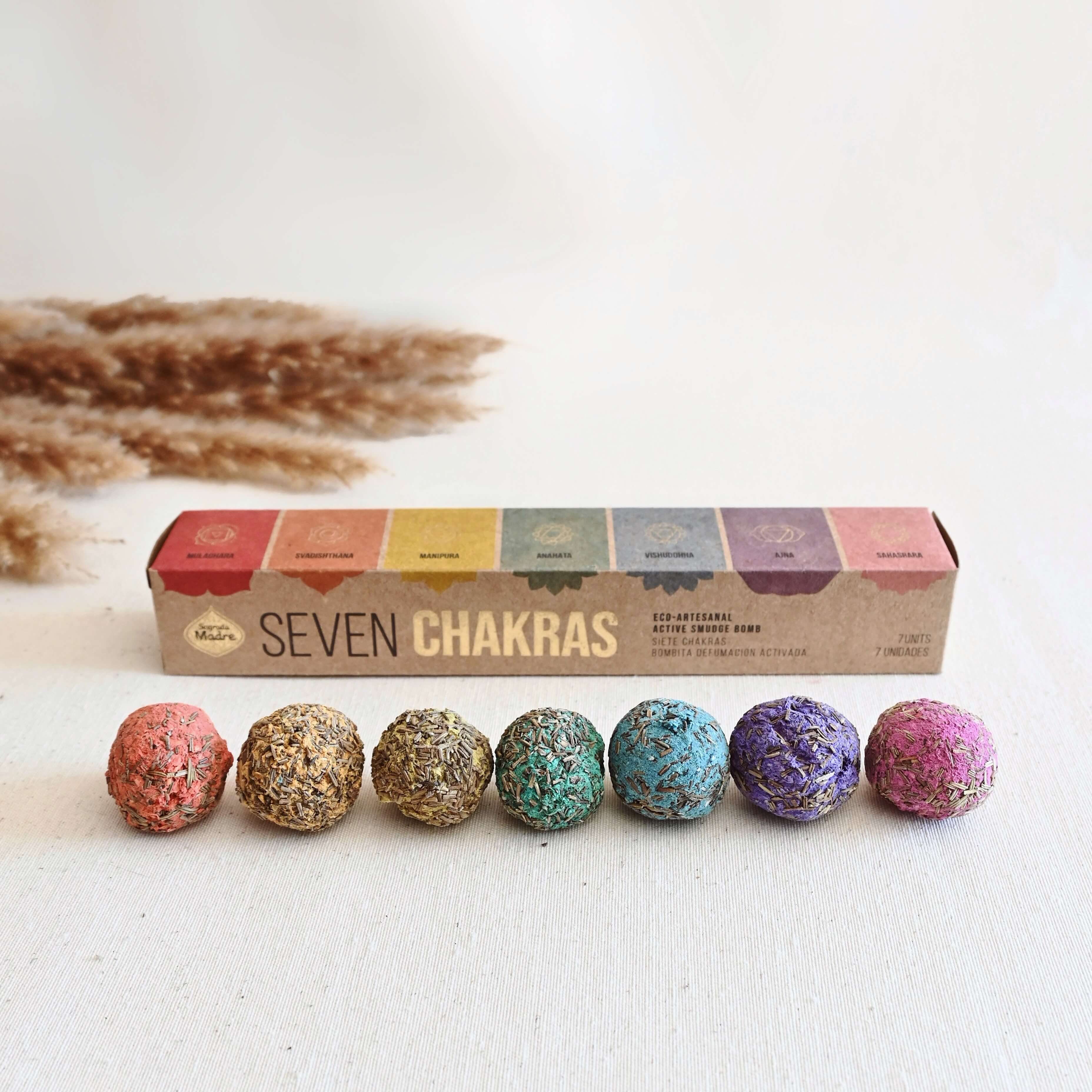 Bombitas Defumación Activada 7 Chakras - Sagrada Madre