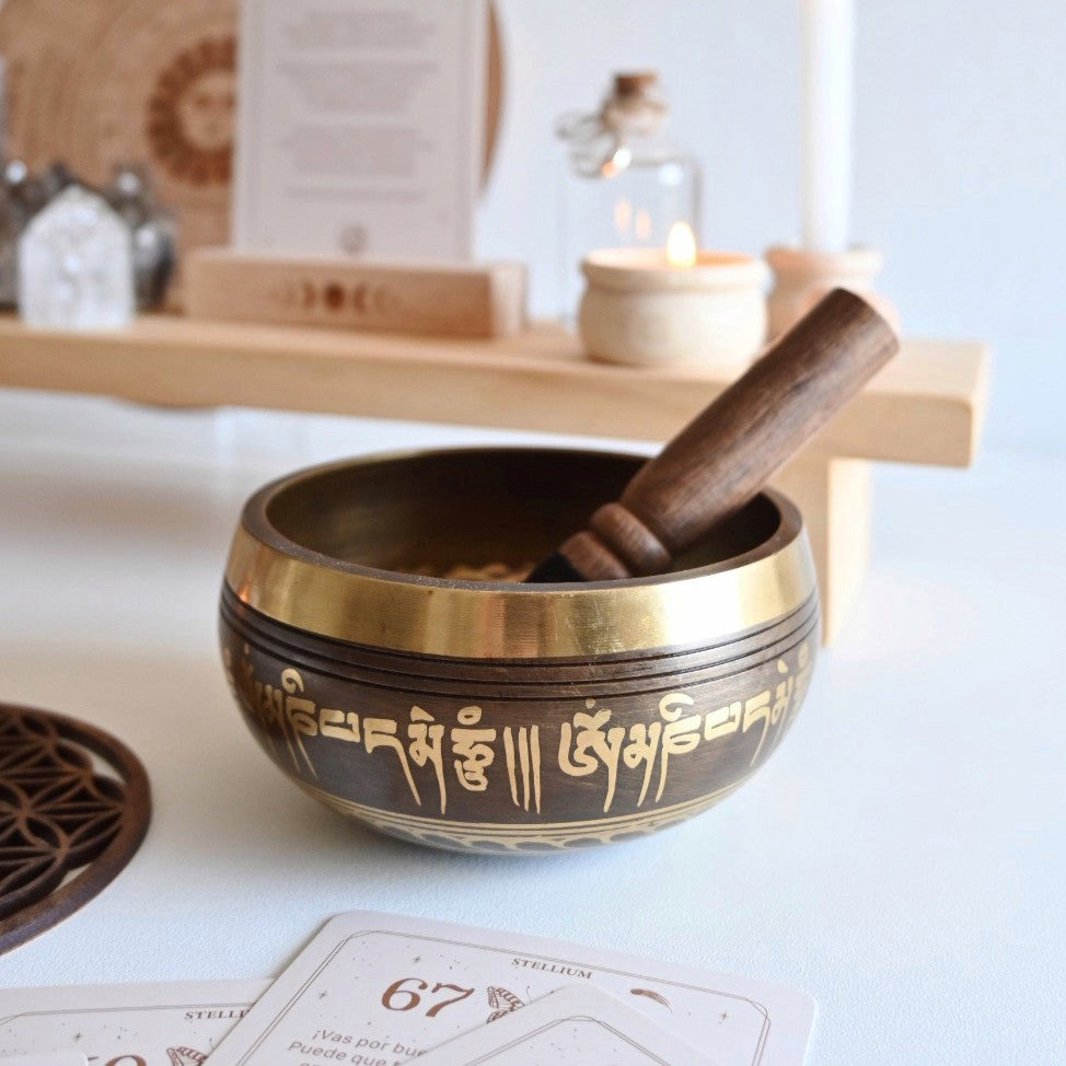 Cuenco tibetano 5 metales - Calma, Limpieza y Equilibrio