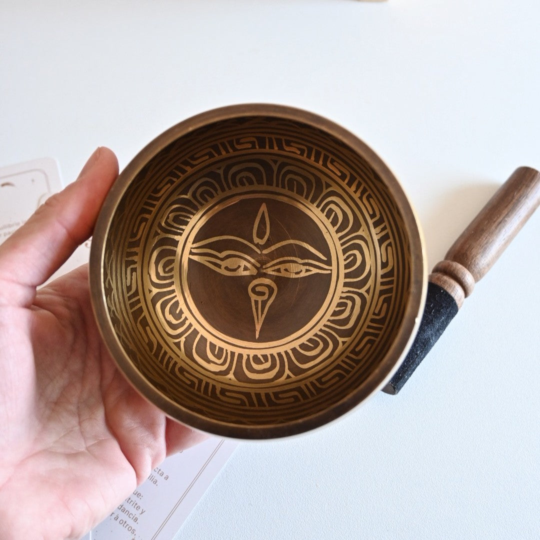 Cuenco tibetano 5 metales - Calma, Limpieza y Equilibrio