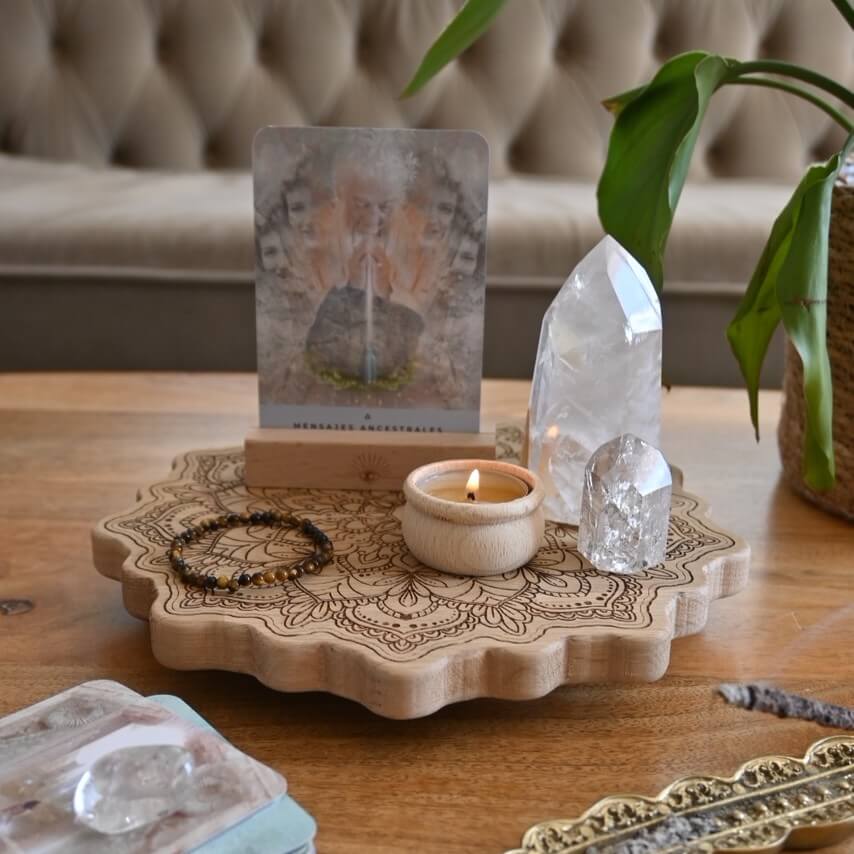 Altar de roble mandala - Crea tu espacio de calma