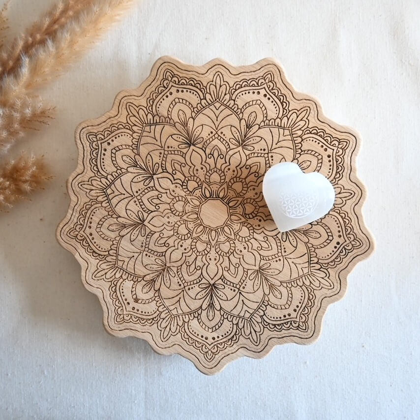 Altar de roble mandala - Crea tu espacio de calma
