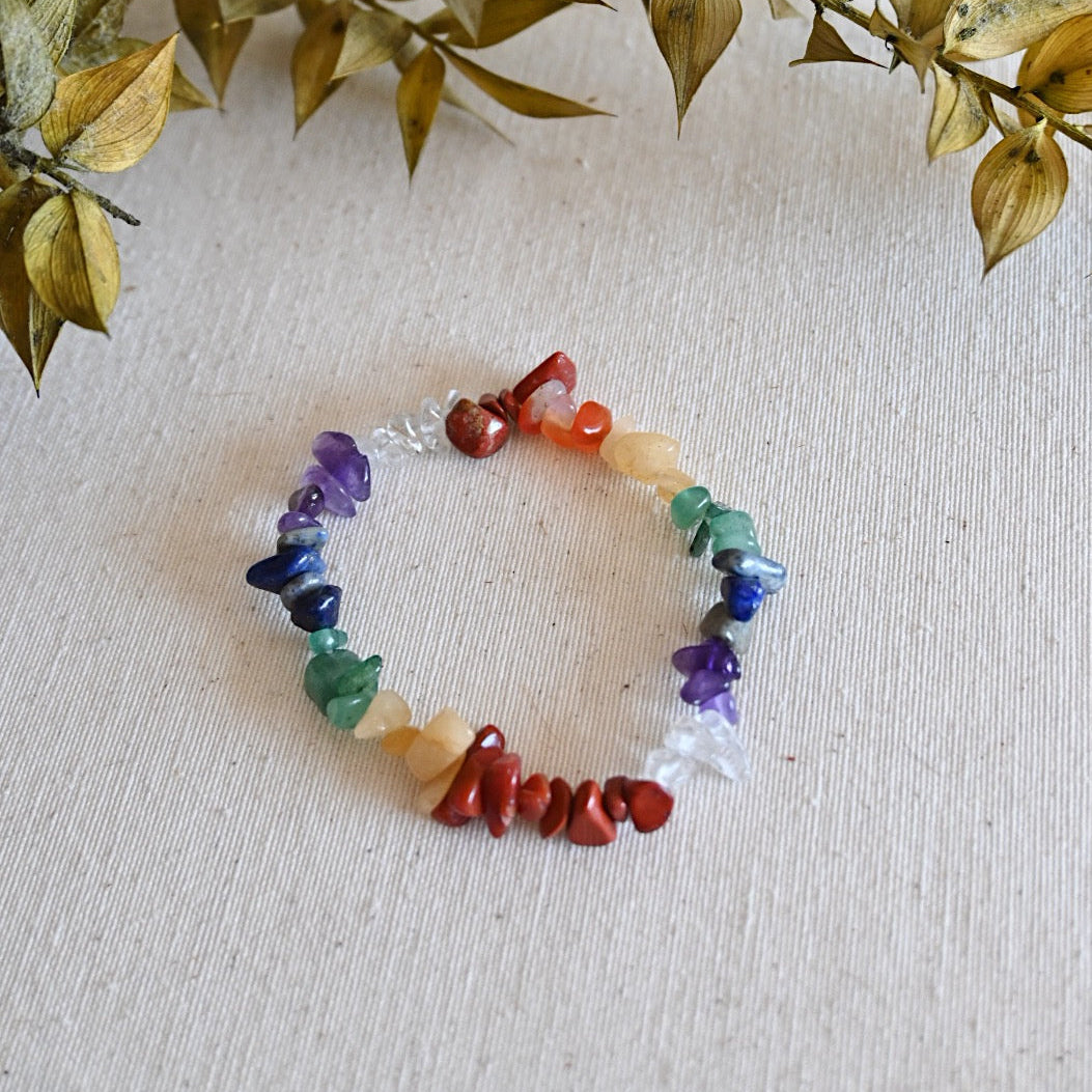 Pulsera de chips siete chakras - Equilibra tu energía