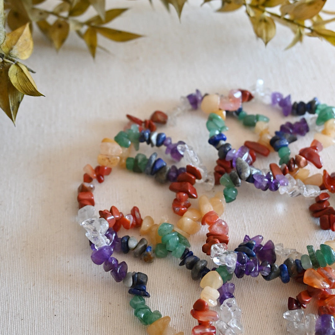 Pulsera de chips siete chakras - Equilibra tu energía