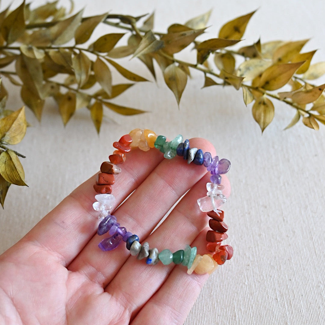 Pulsera de chips siete chakras - Equilibra tu energía