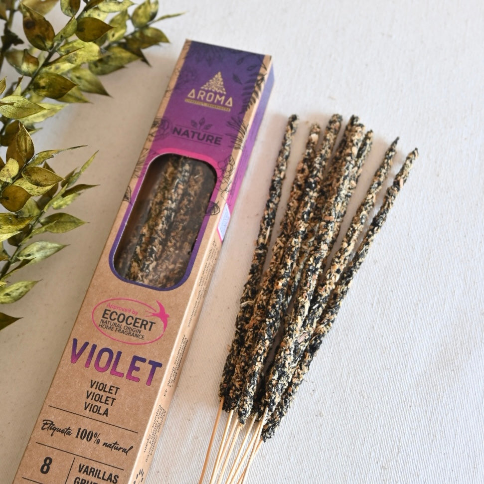 Violeta - Calma, conexión y relajación | Incienso Aroma Nature