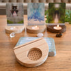 Mini altar de luz | Base para la carta del día