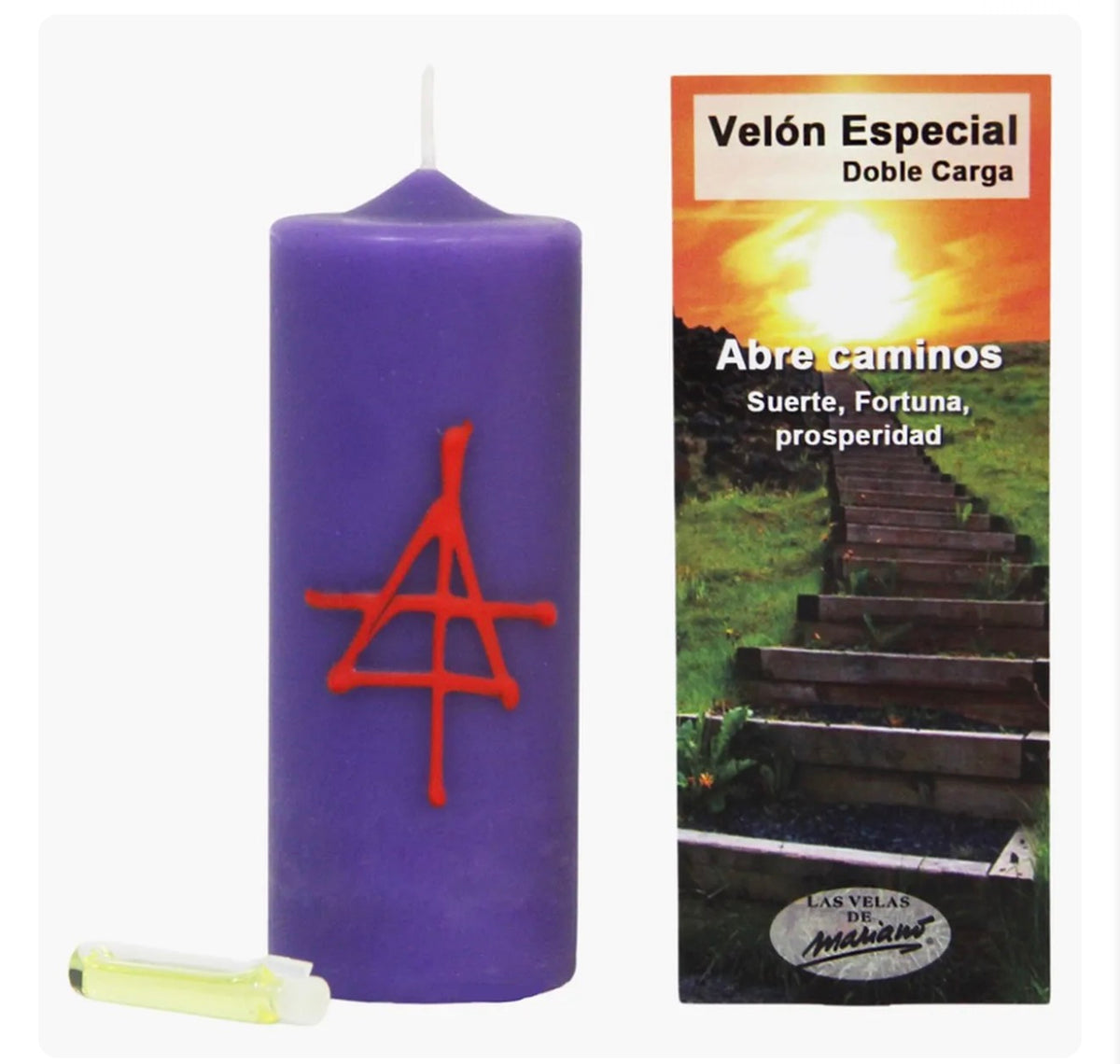 Velón Abre caminos - Suerte, fortuna y prosperidad