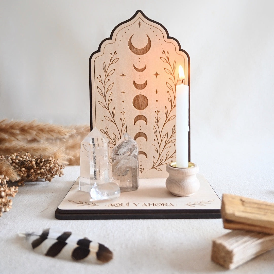 Altar ritual de sobremesa 🌙
