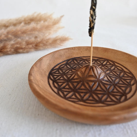 Soporte para Incienso – Flor de la Vida