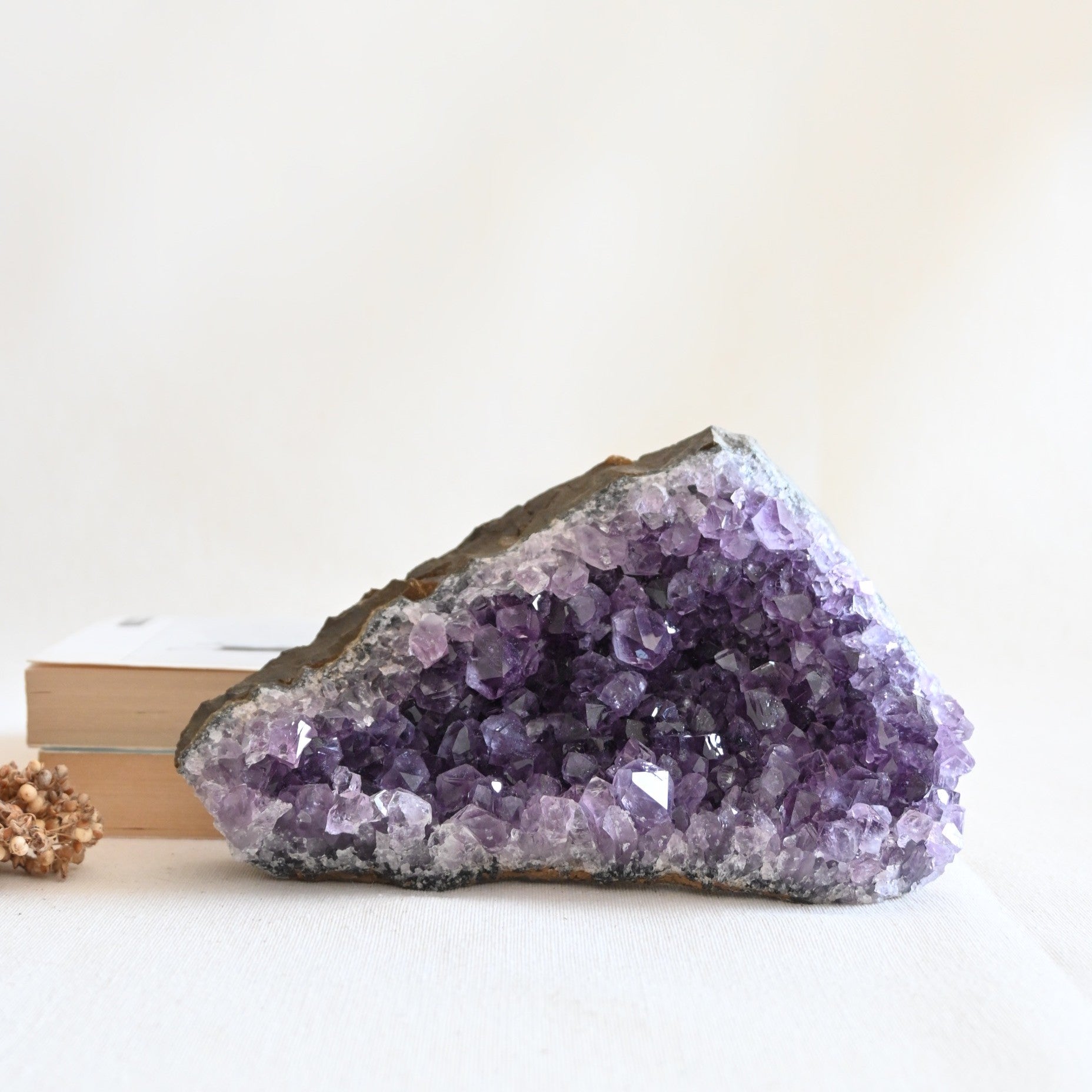 Drusa de Amatista calidad extra | Elevación vibratoria
