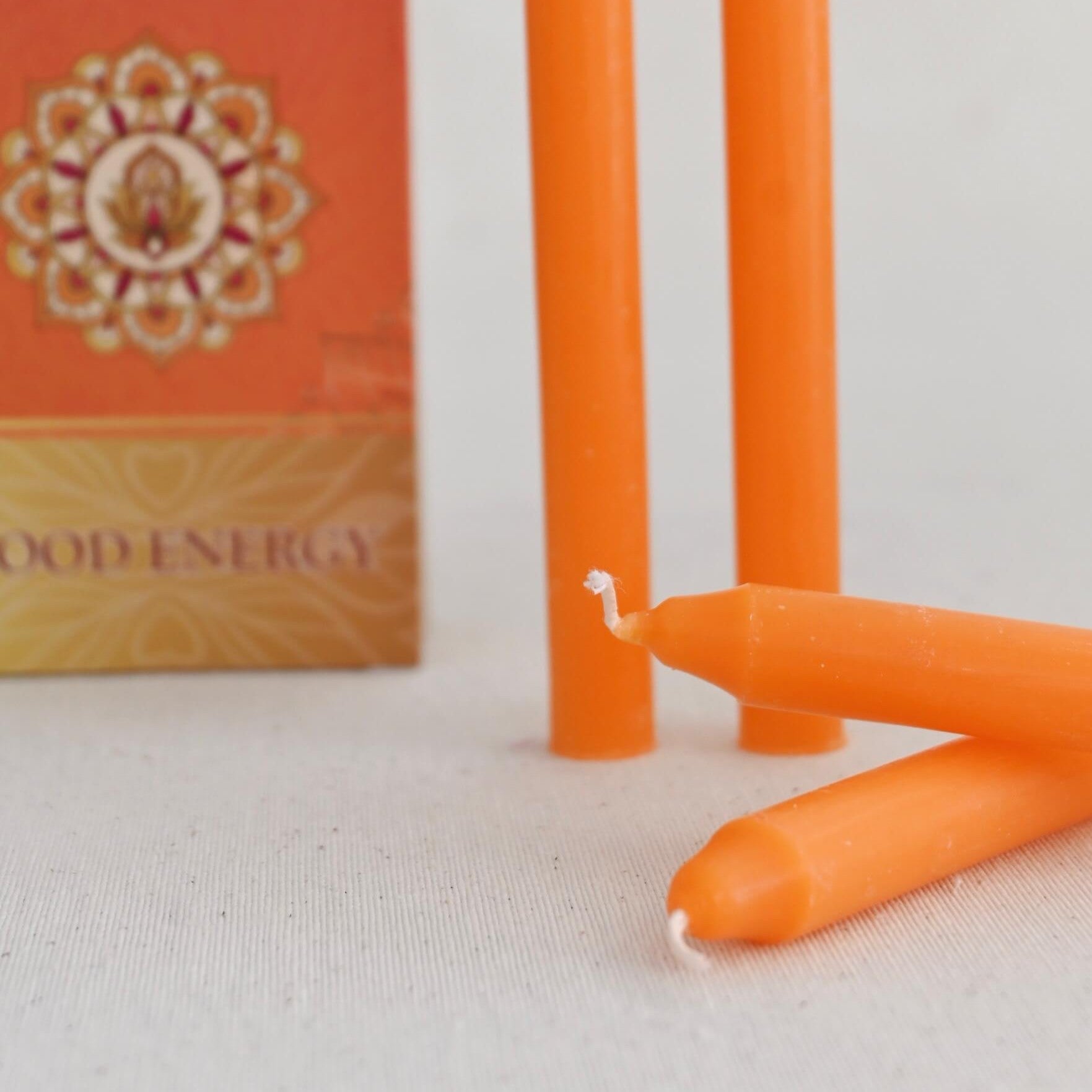 Caja 10 velas ritual - Energía vital & optimismo