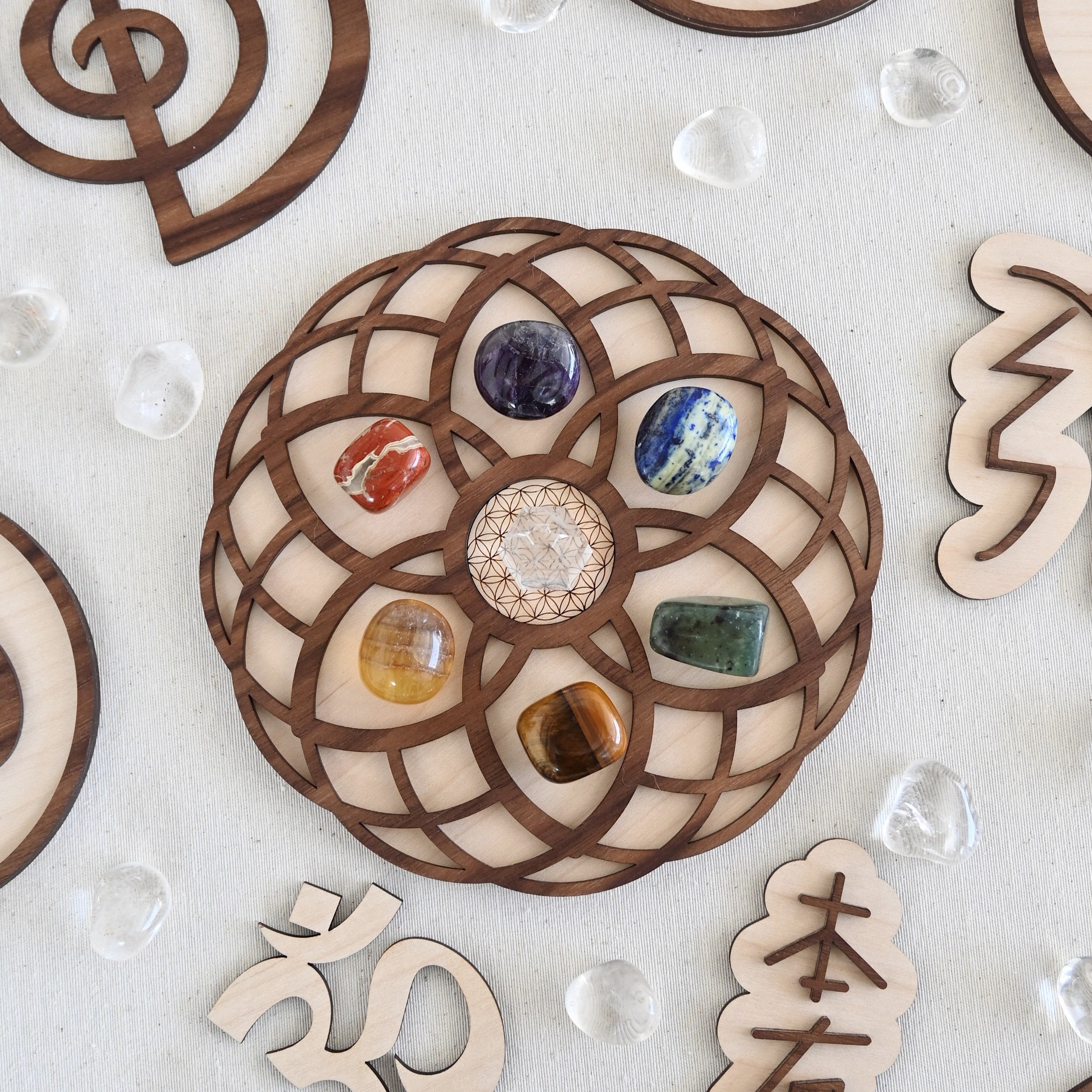 Base Flor de la vida 7 chakras - Armoniza & Alinea