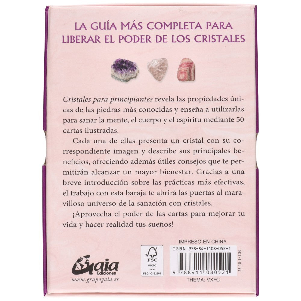 50 CARTAS - Cristales Para Principiantes