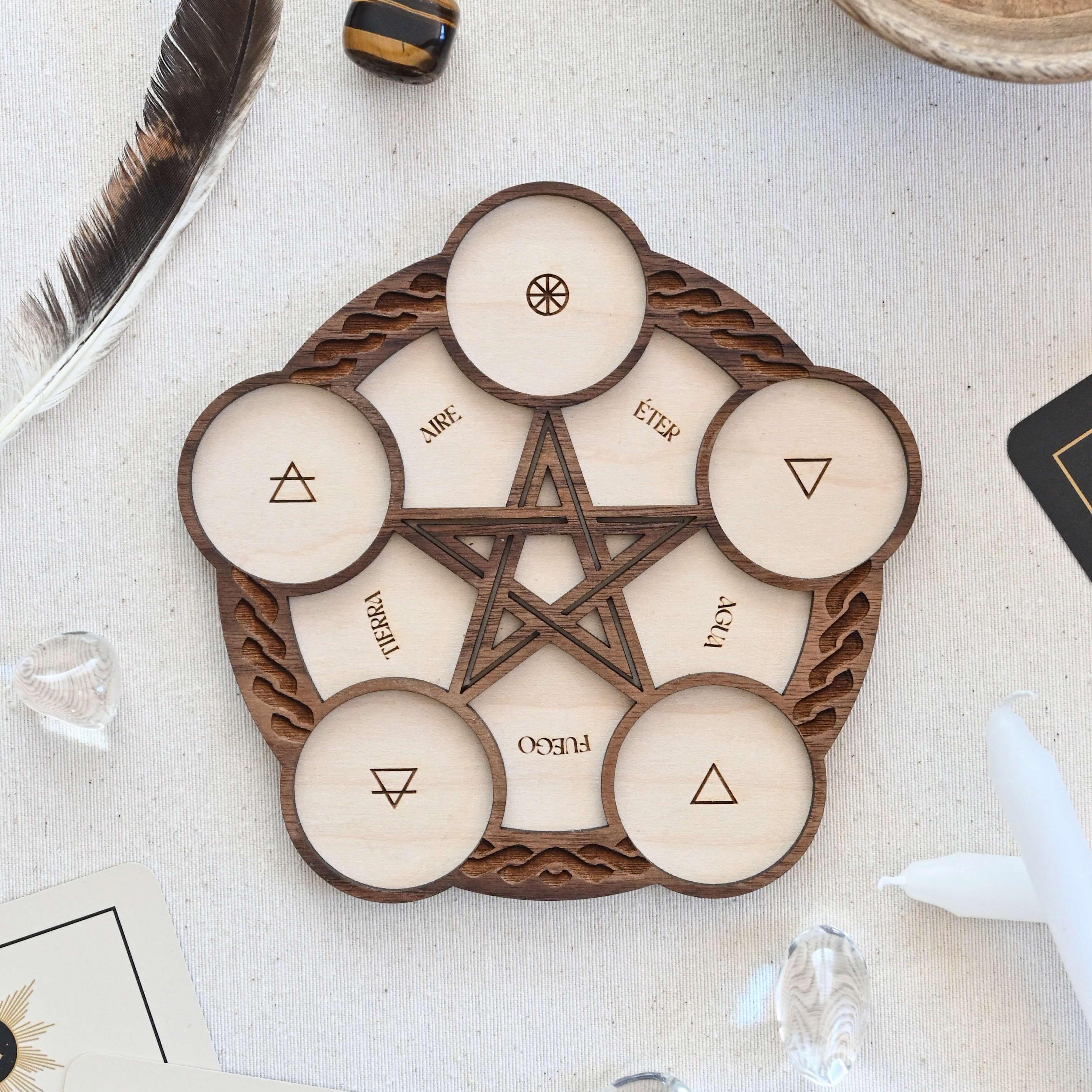 Base ritual protectora – 5 elementos