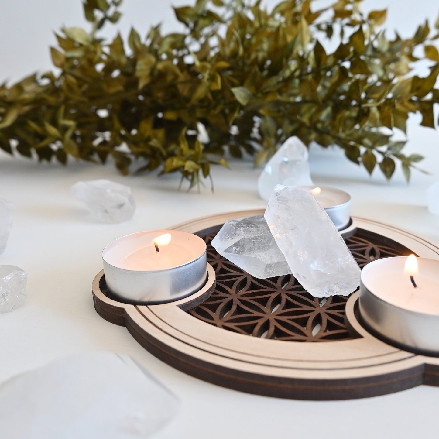 Base ritual limpiadora - Flor de la vida