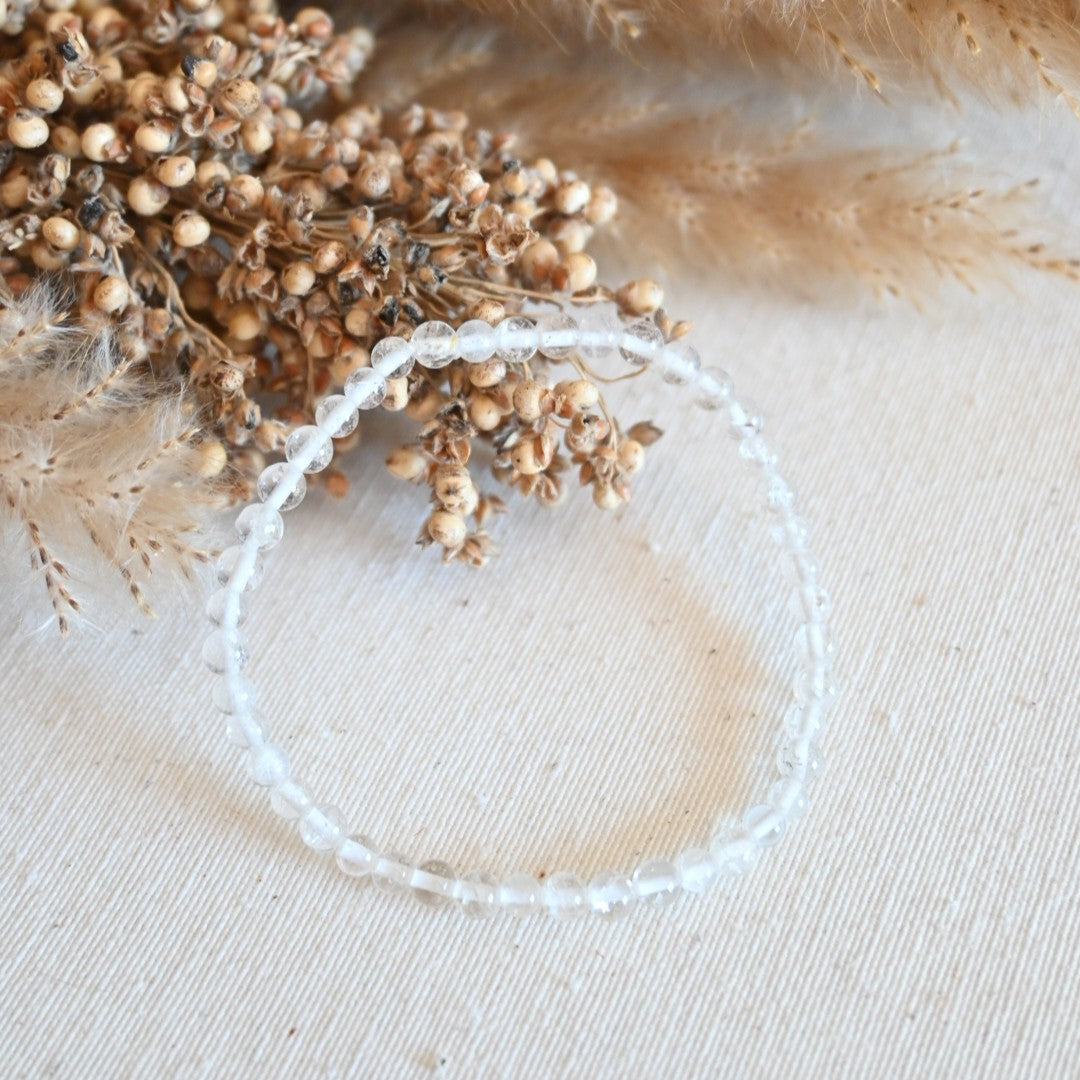 Pulsera cuarzo cristal - Claridad y amplificación energética