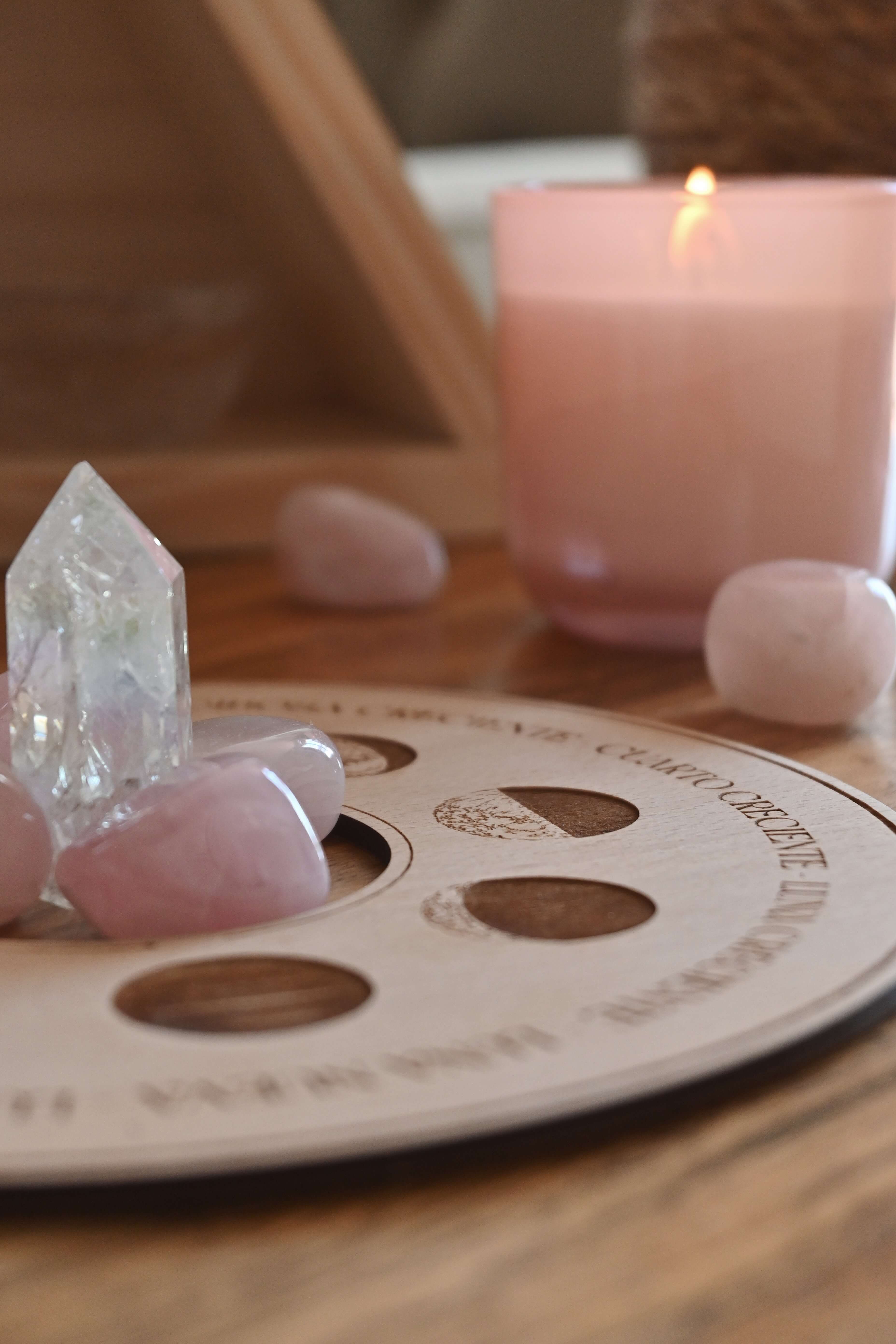 Rueda de las fases lunares – Guía Lunar Ritual & Portal de Intención