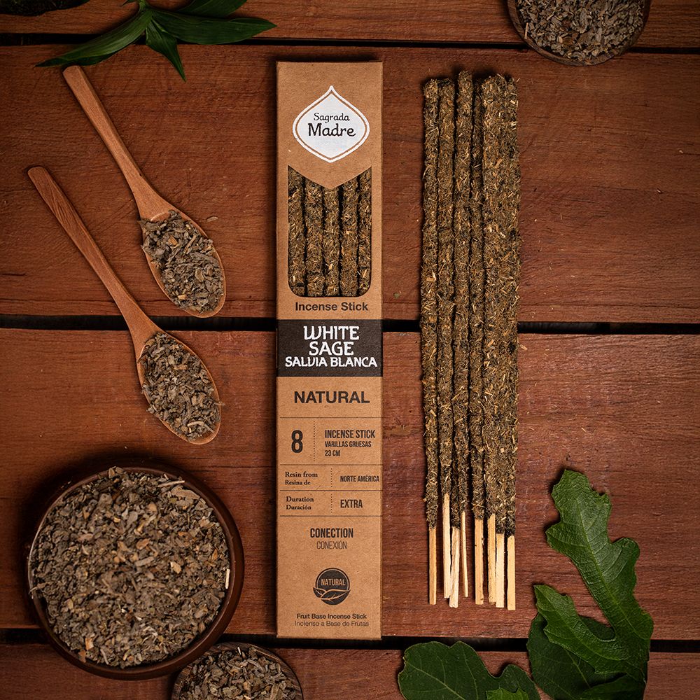 Salvia blanca natural | Purificación, calma & presencia consciente | Sagrada madre