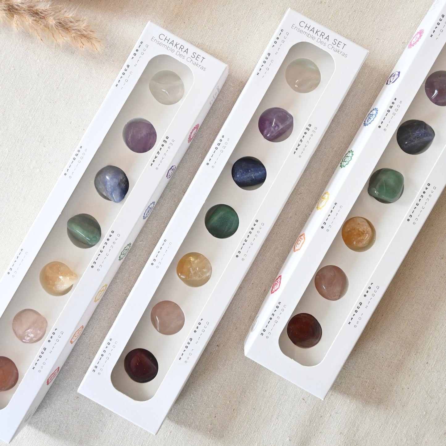 🌈 Set de Minerales 7 Chakras