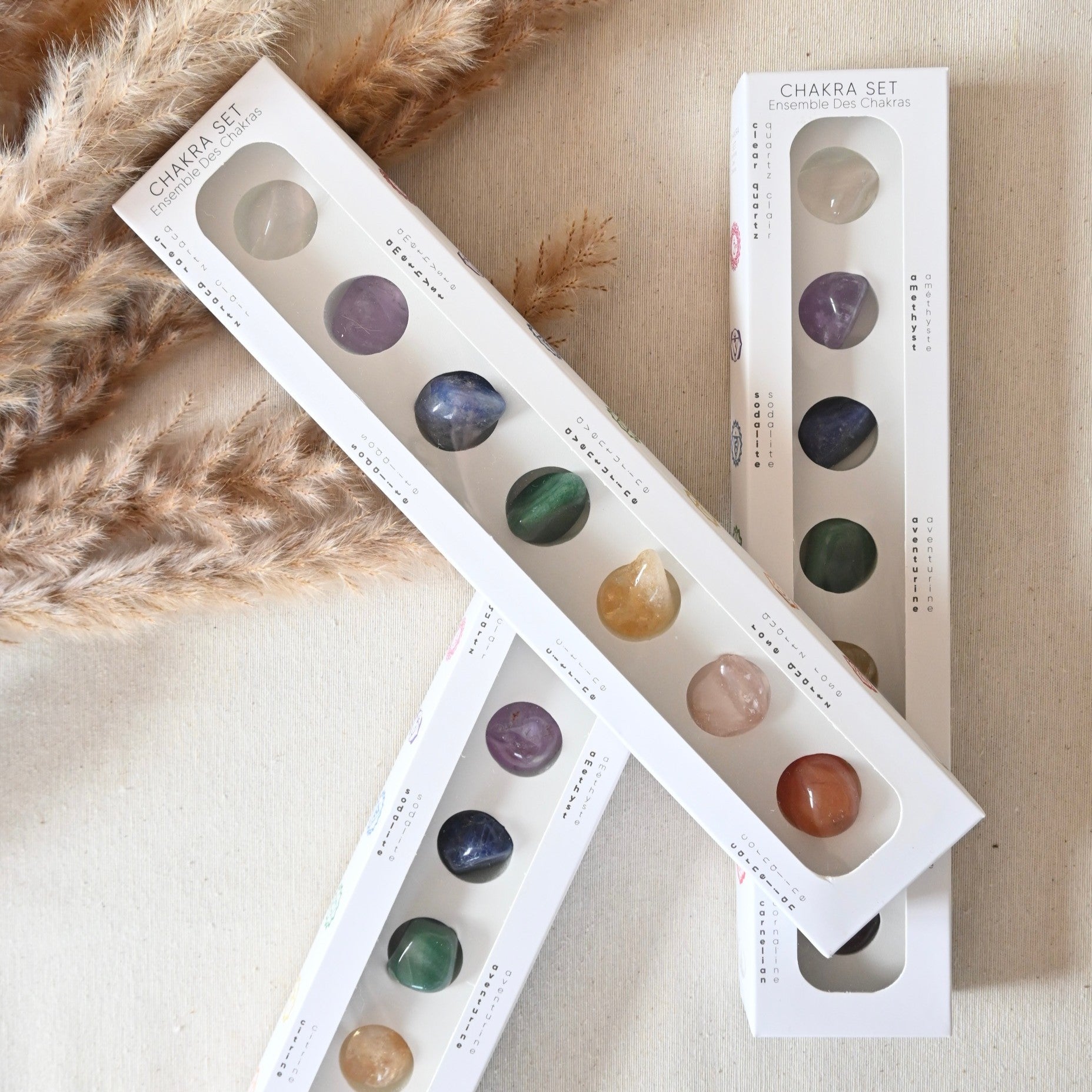 🌈 Set de Minerales 7 Chakras