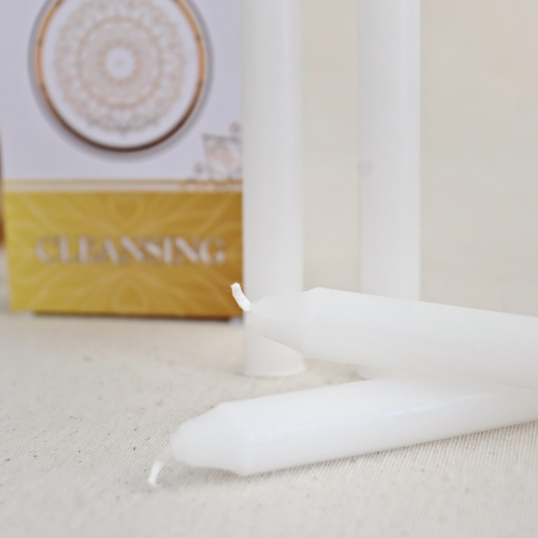 Caja 10 velas ritual - Purificación energética & paz