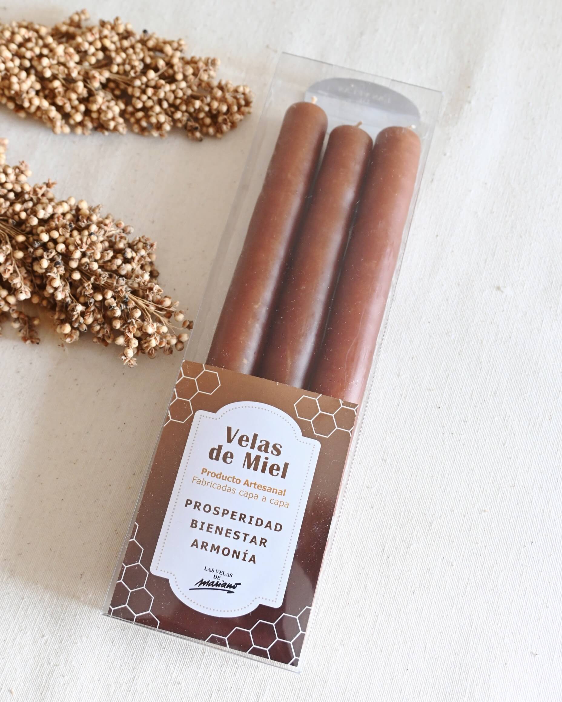 Velas artesanales de miel - Armonía, dulzura & energía positiva