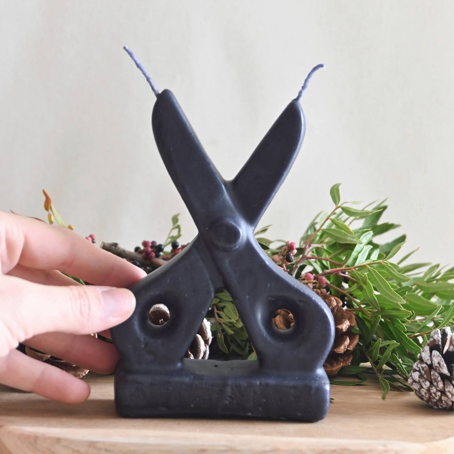 Vela negra tijeras - Corte energético, liberación & renovación