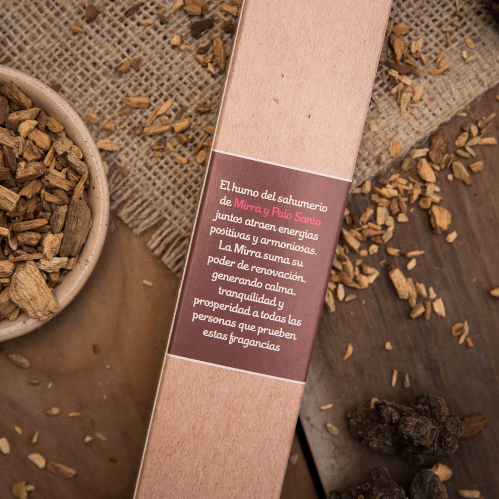 Palo Santo con Mirra - Renovación & Protección | Sagrada Madre