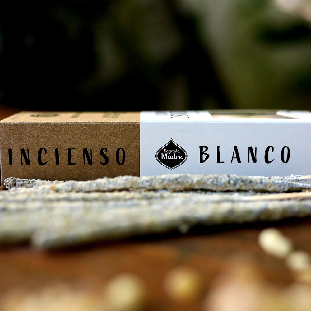 Incienso blanco | 9 varillas gruesas Sagrada Madre