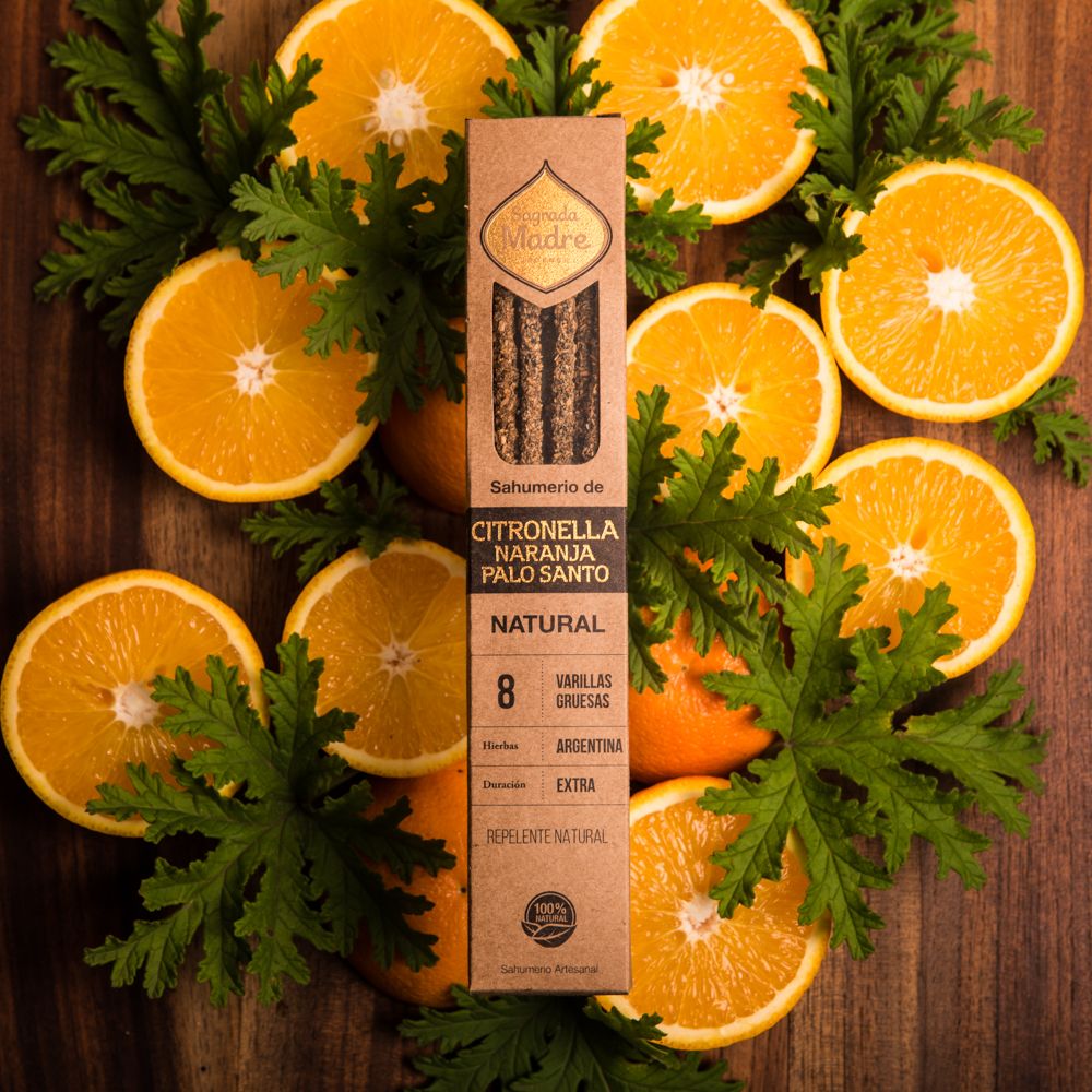 Citronela, naranja y palo santo | Protección, sanación y alegría | Sagrada Madre