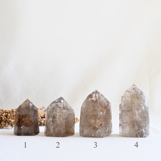 Punta cuarzo ahumado | Transmutación, Protección & Enraizamiento