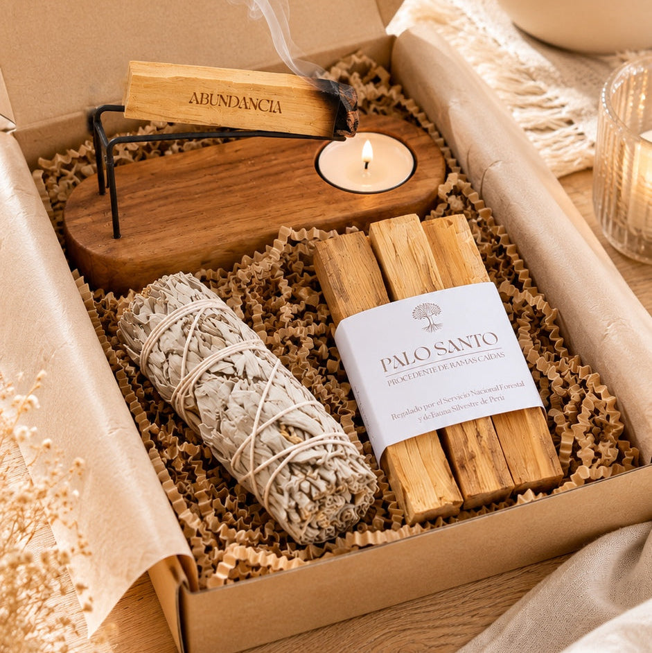 Pack purificación - Quemador con palo santo y salvia