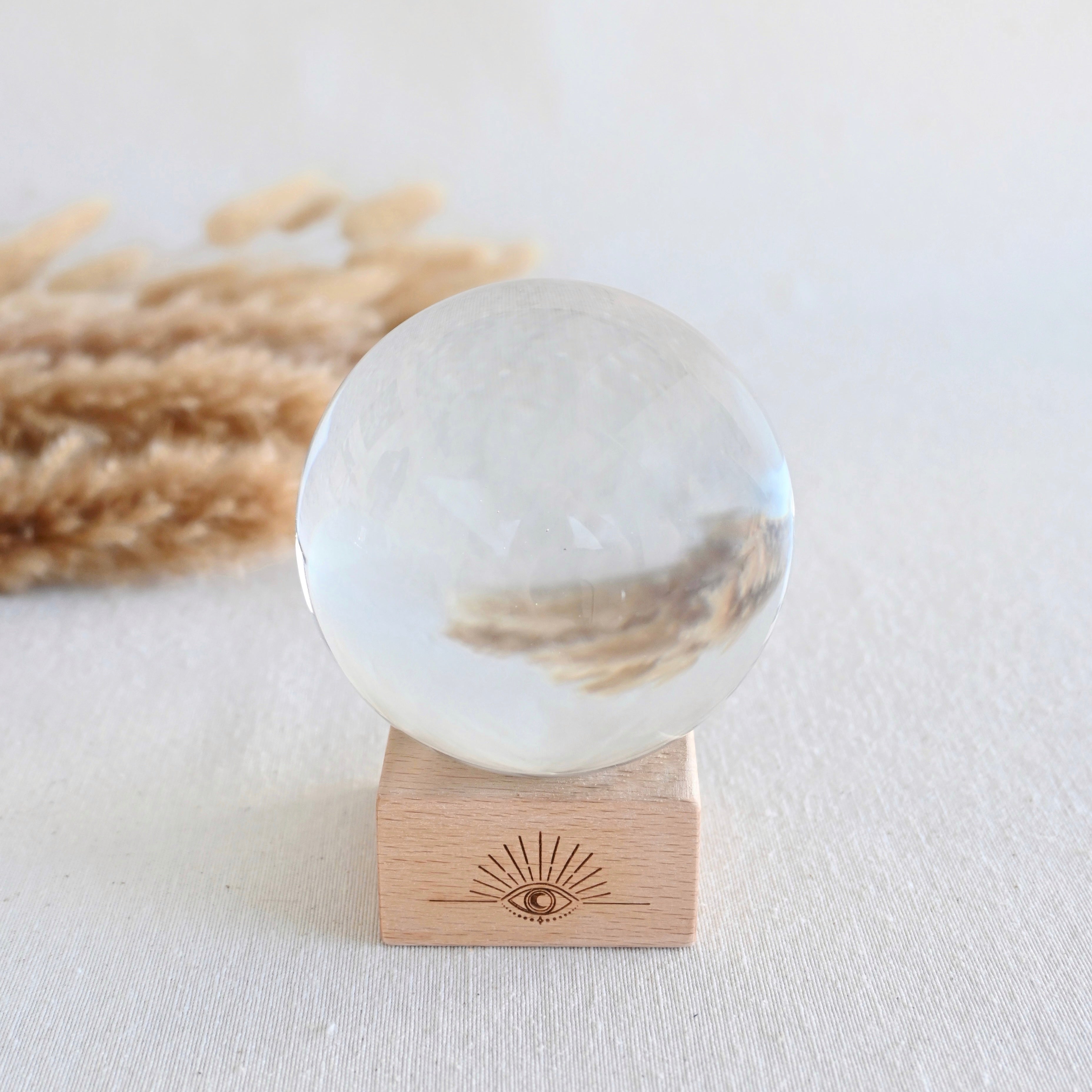 Portavelas artesanal de madera noble