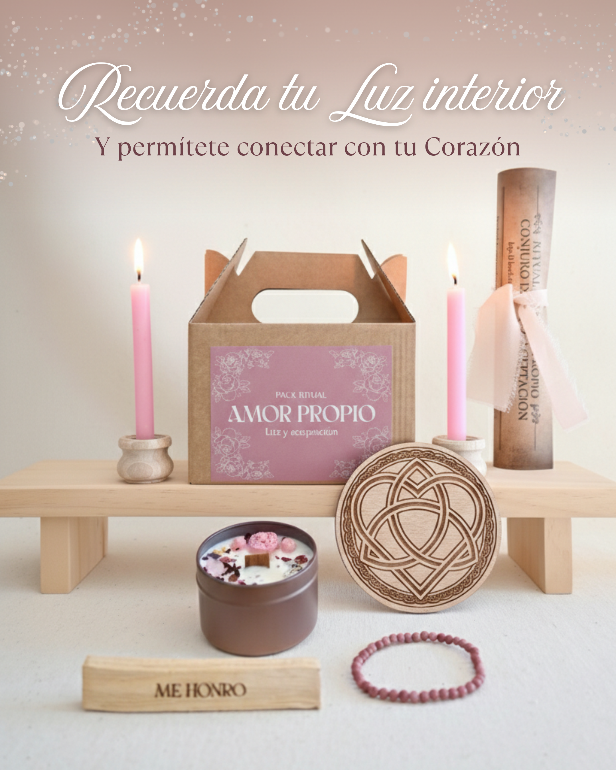 Pack ritual | Amor propio 🌹 Recuerda tu luz interior