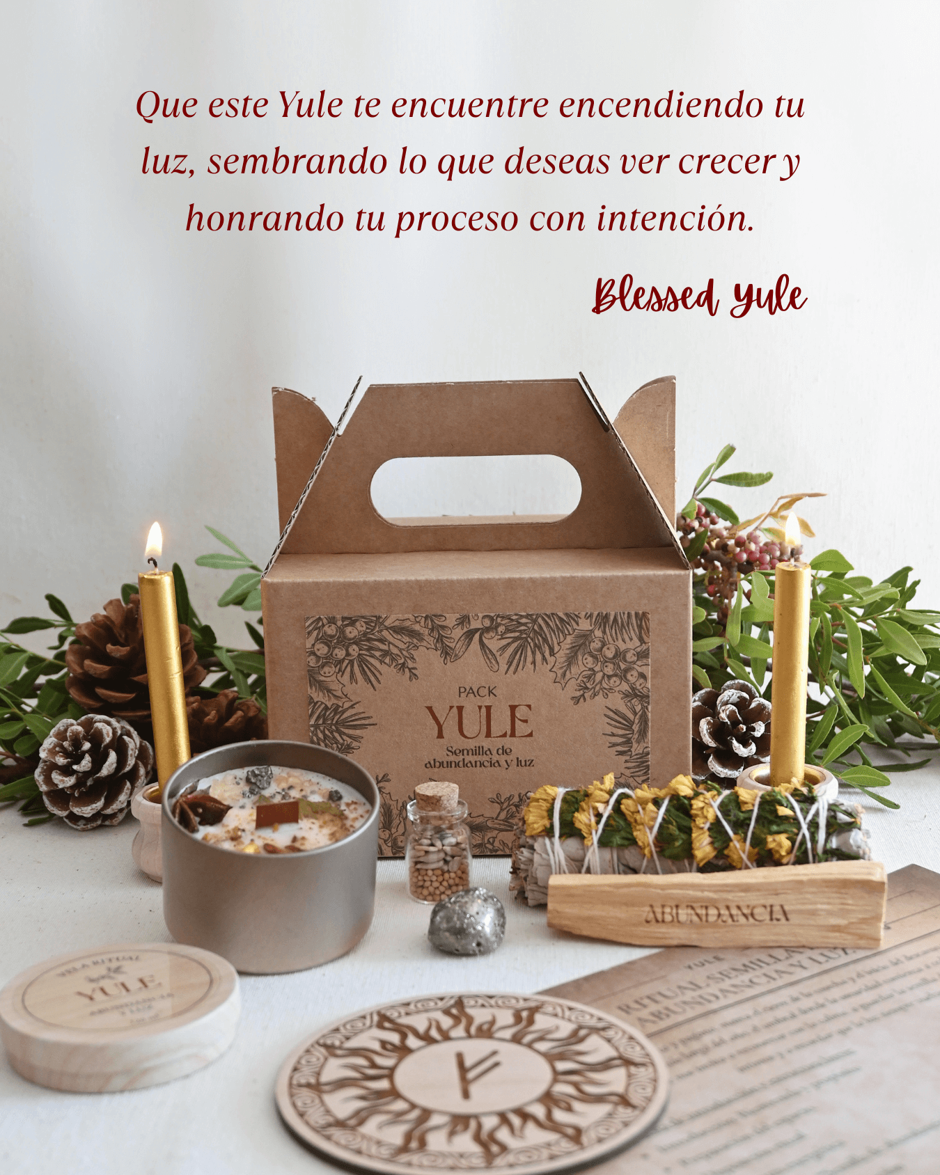 Pack ritual | Yule 🎄 Semilla de abundancia y luz
