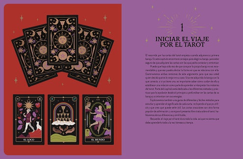Guía de la bruja del bosque, Magia del tarot