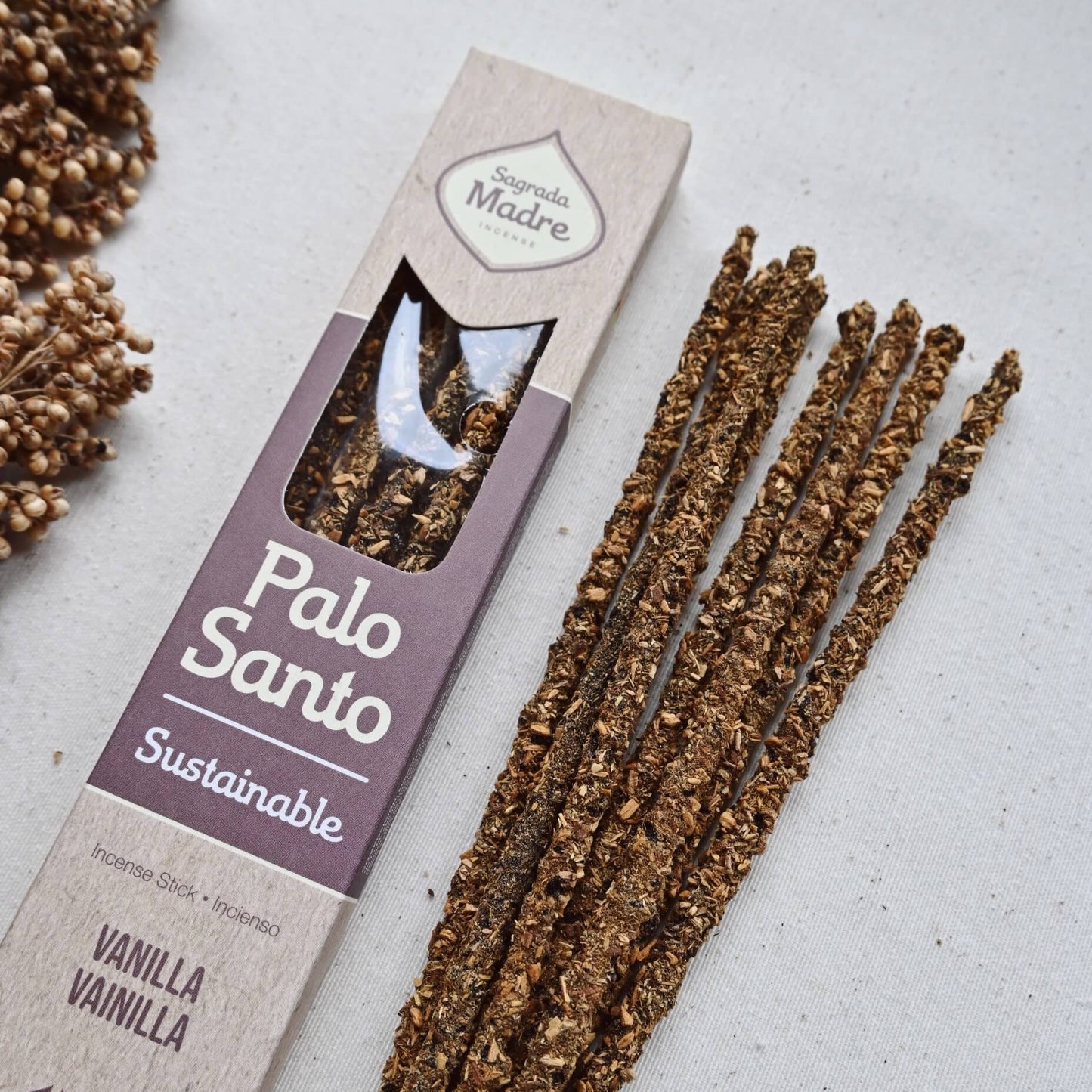 Palo Santo con Vainilla - Purificación & Armonía | Sagrada Madre