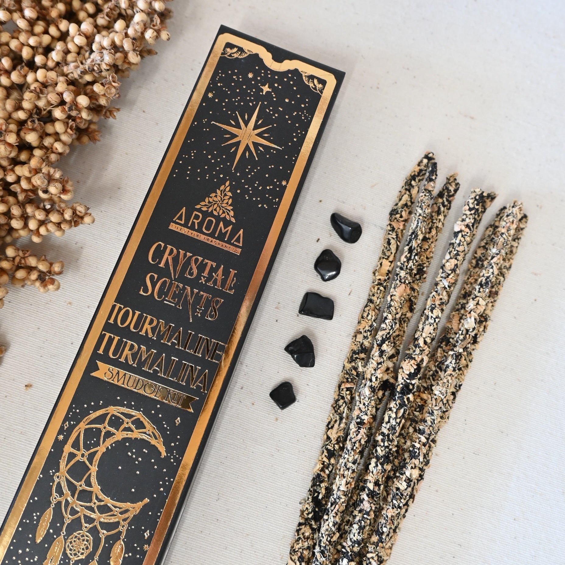 Turmalina Aroma Crystal Scents - Protección y limpieza profunda