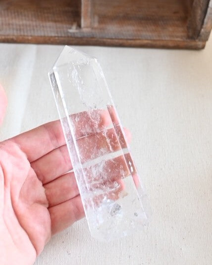 Puntas de cuarzo blanco calidad extra | Amplificación, armonía y purificación