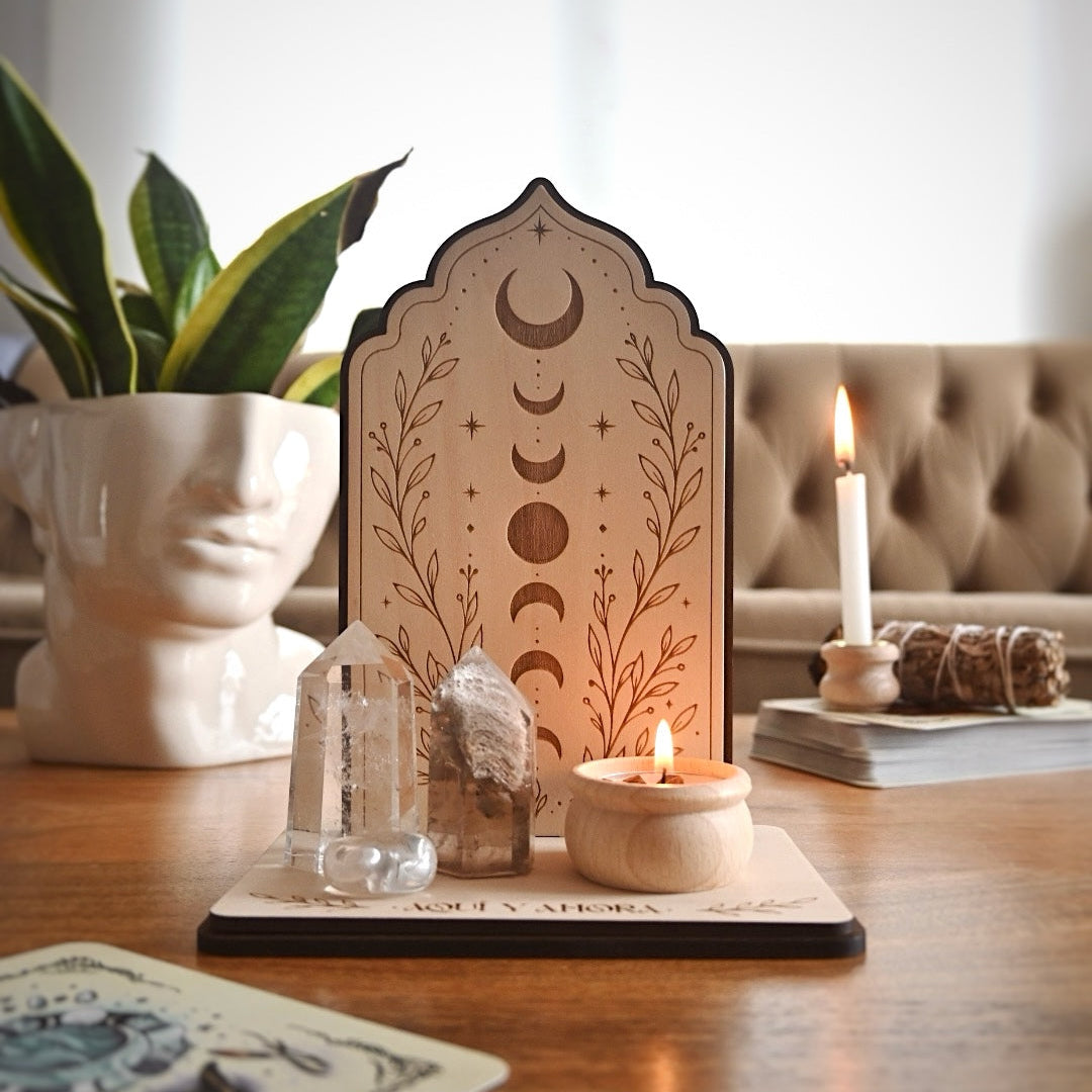 Altar ritual de sobremesa 🌙