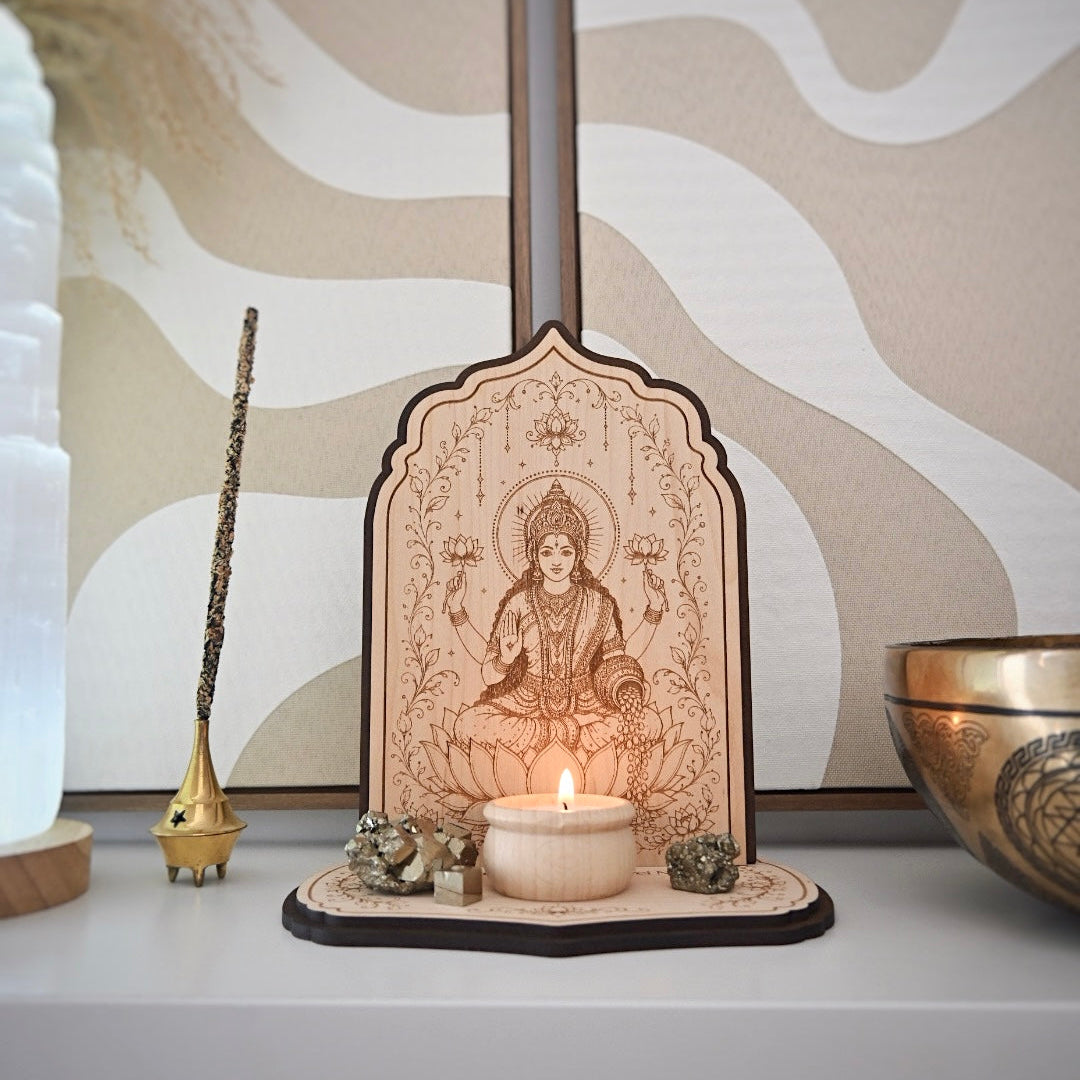 Altar ritual Lakshmi - Abundancia y prosperidad