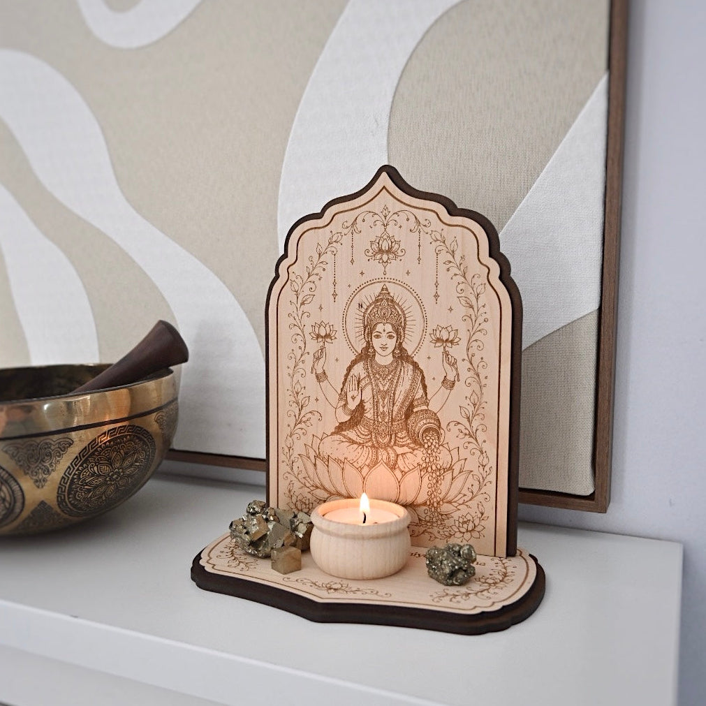 Altar ritual Lakshmi - Abundancia y prosperidad
