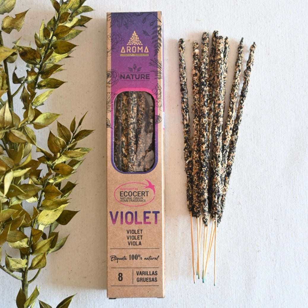 Violeta - Calma, conexión y relajación | Incienso Aroma Nature