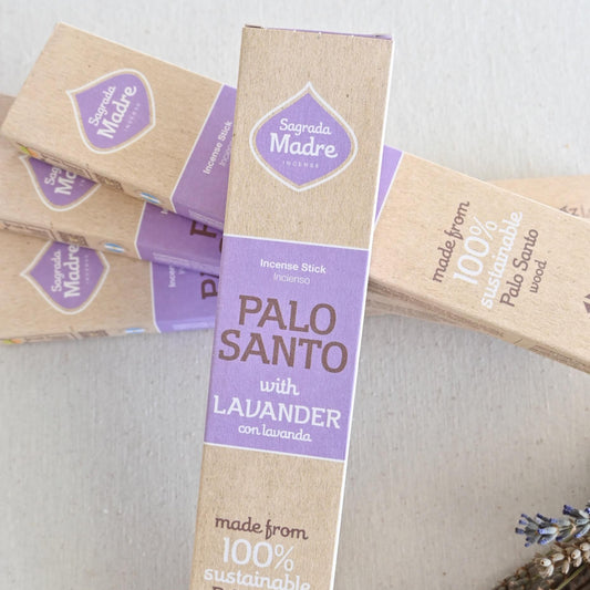 Incienso Artesano Sagrada Madre - Palo Santo con Lavanda