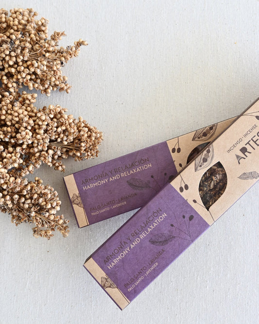 Incienso Artesano Sagrada madre | Armonía y relajación (Palo santo y lavanda)